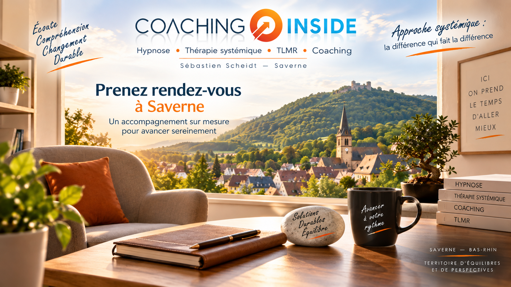 Rendez-vous hypnose Saverne – cabinet Coaching Inside de Sébastien Scheidt